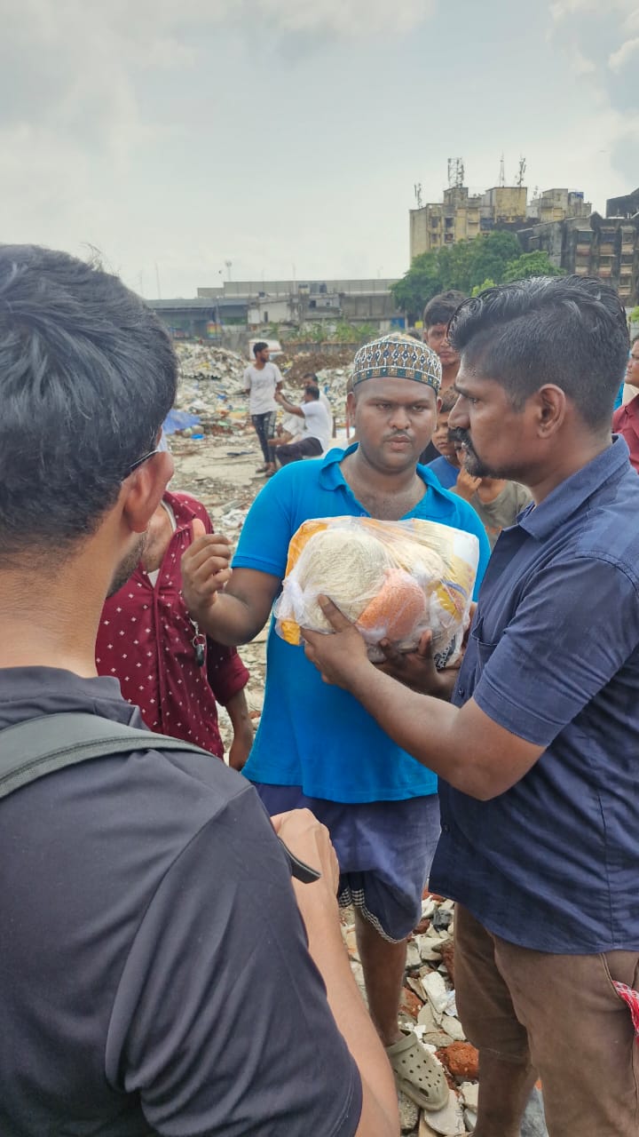 Ration camp and community support