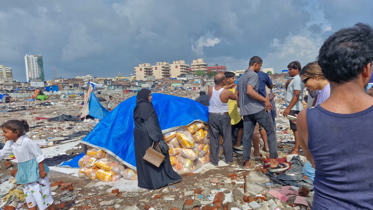 Ration camp and community support