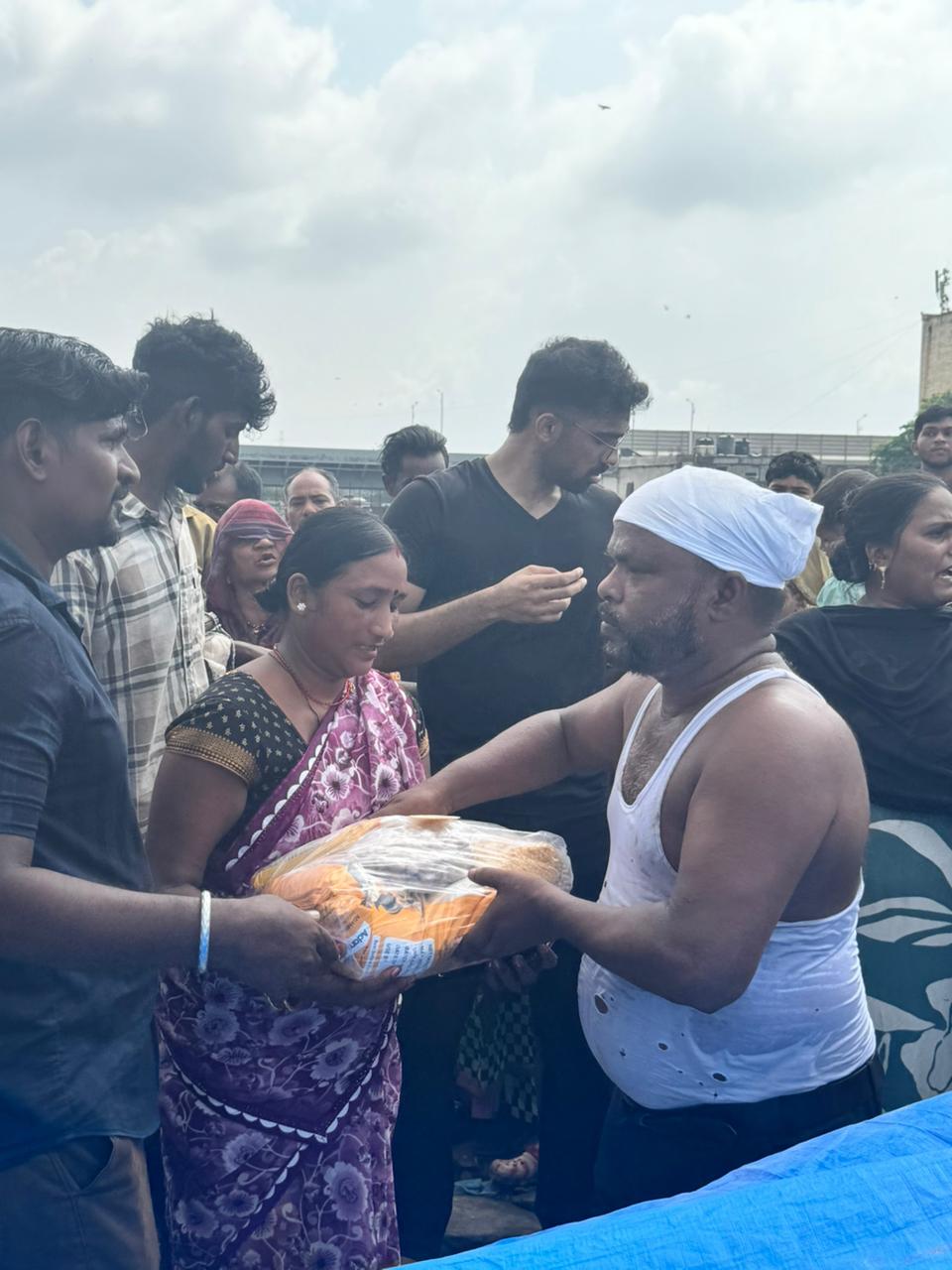 Ration camp and community support