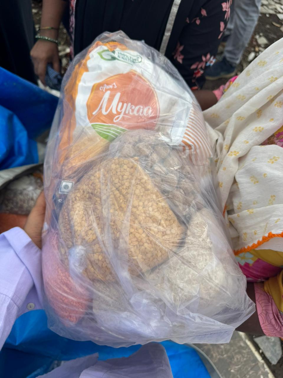 Ration camp and community support
