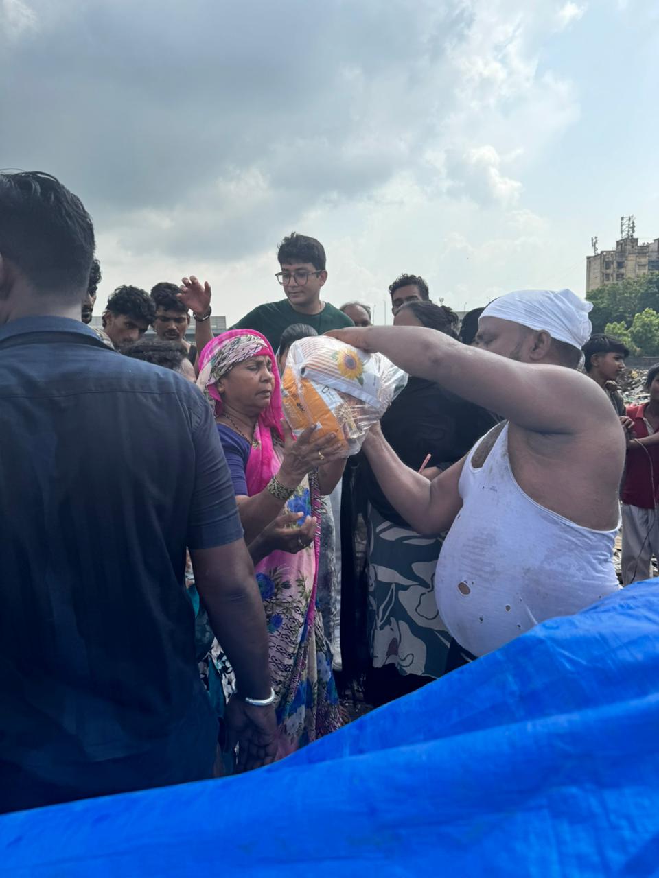Ration camp and community support
