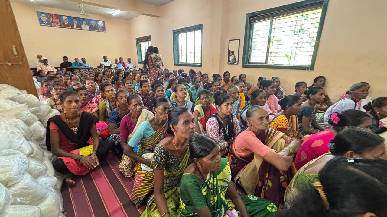 Ration camp and community support
