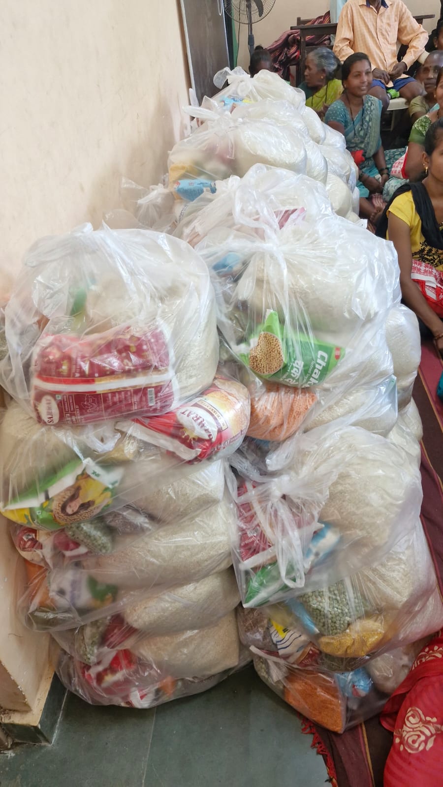 Ration camp and community support